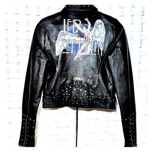 Wilson’s Leather Rocks Led Zeppelin Jacket